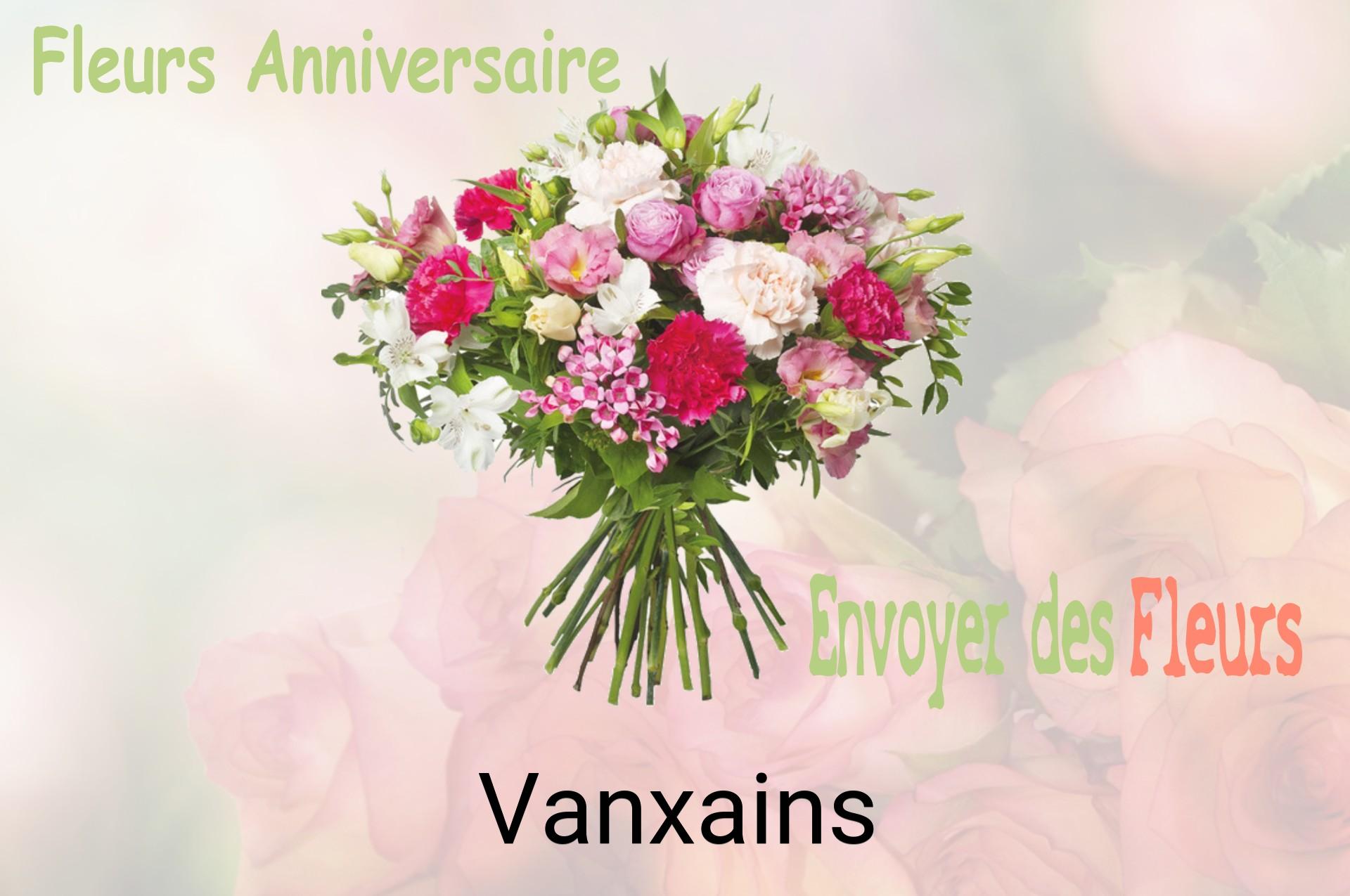 Bouquet de fleurs d’anniversaire livré à Vanxains