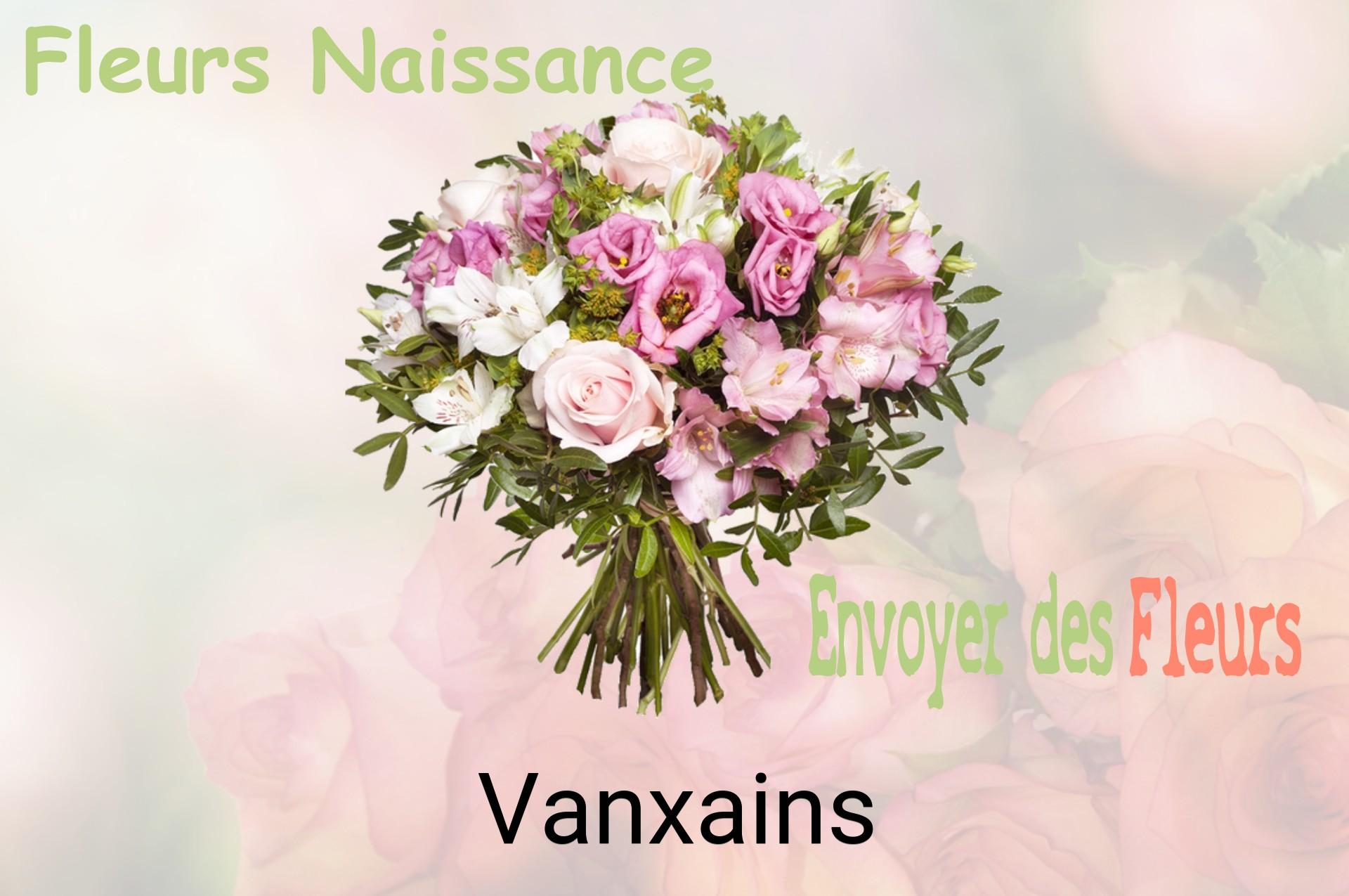 Bouquet de fleurs de naissance livré à Vanxains